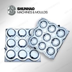 High Production 9cavity Melamine Plate Mold With 718H Steel And Hard Chrome